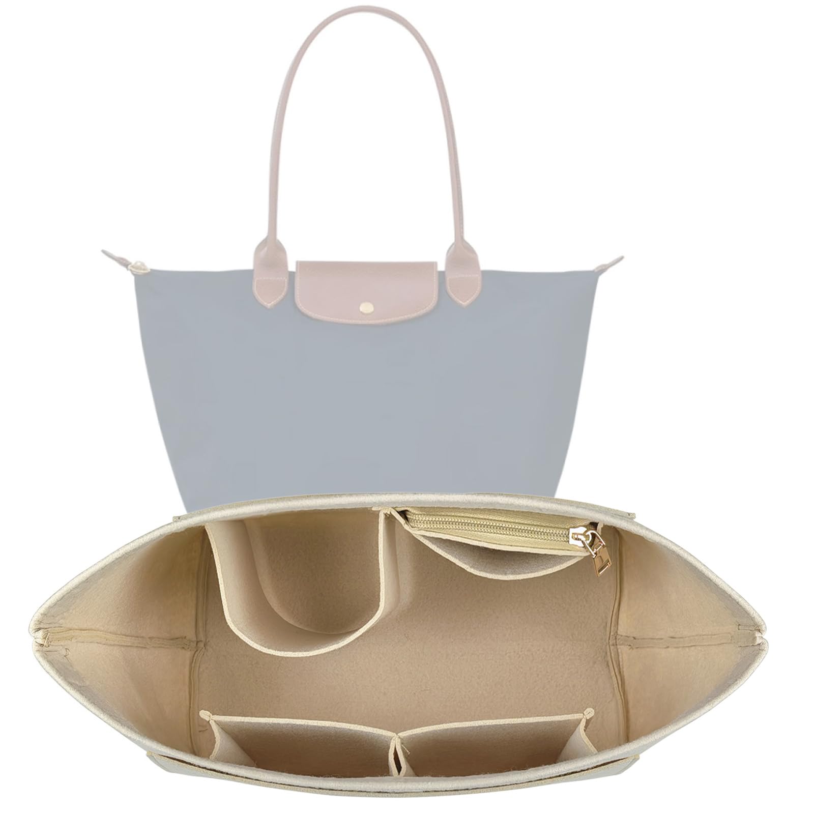 Lckaey Organizatör Ekle longchamp le pliage orta organizatör tote çanta organizatör ekler…