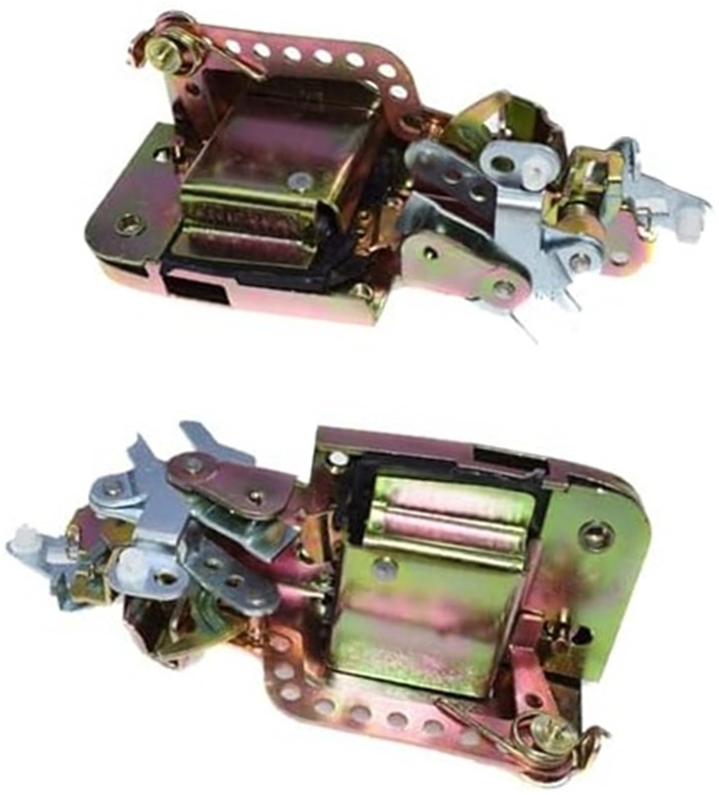 Rynplex Black Left And Right Car Door Latch Lock Door Lock Actuator, For Vw, For T4, For Transporter Iv 1990-2003 Eurovan 1996-2003 701837015D 701837016D(Black Left And Right)