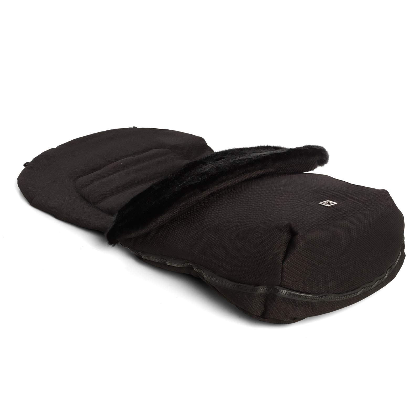 Moon Kollektion 2020 Fußsack mit Webpelz black | 68000043-201