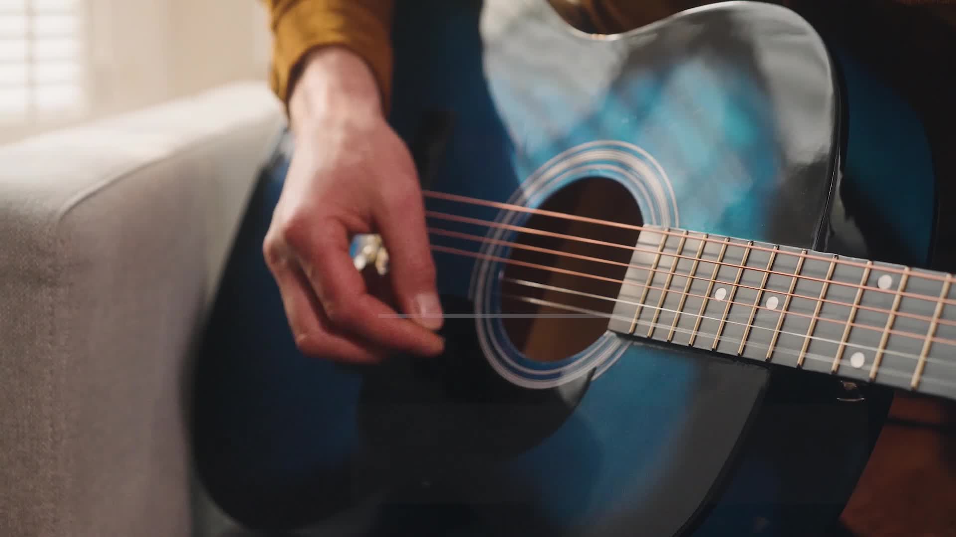 3rd Avenue Kit Chitarra Acustica 4/4 Per Principianti - Completo Di Custodia, Plettri E Corde, Blu