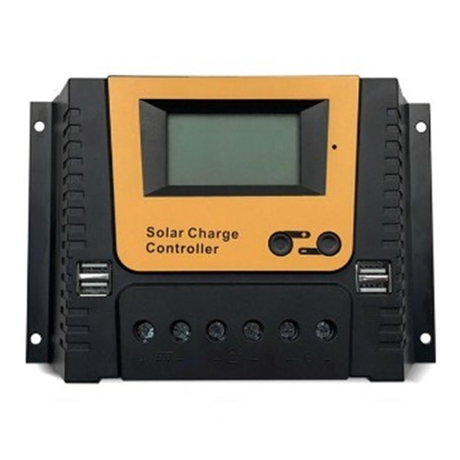 Kontroler Ładowania Słonecznego 12v 24v 48v 10A 50A 80A Słoneczny Regulator Baterii Panelu Podwójny Wyświetlacz LCD USB 5V łAtwy W ObsłUdze(80A)