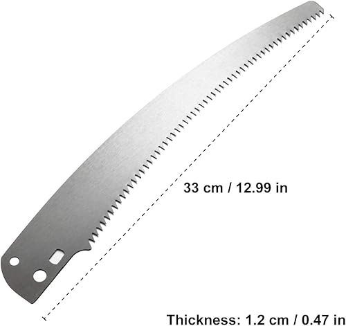 Miniatura 6 de Sierra de poda de árboles de jardín afilada y cabeza de podadora, podadora de árboles Yenghome para recoger frutas, sierra de poste y recortar