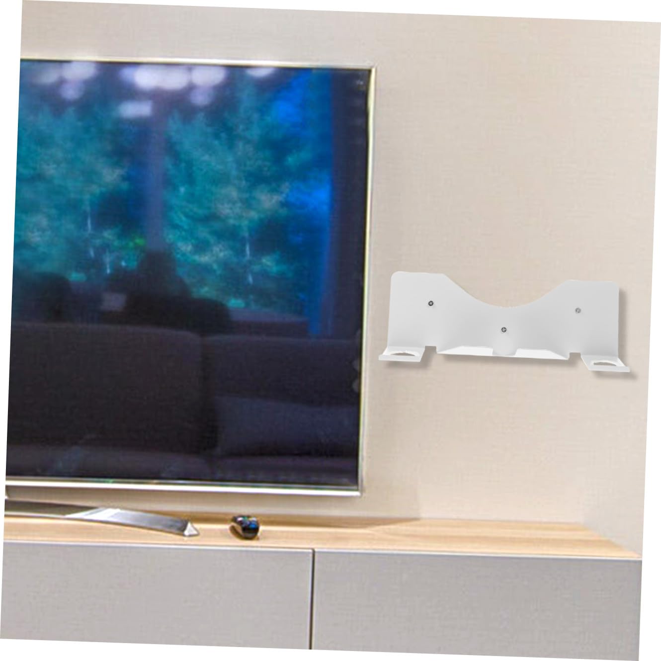 Supporto da Parete per Display e Organizer da Appendere Vr, Gancio in Metallo per Visore e Controller, Salvaspazio per Protezione e Archiviazione in Ambienti Domestici