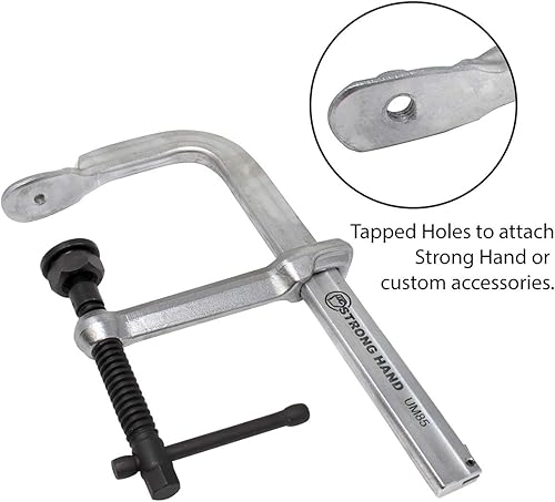 Miniatura 4 de Strong Hand Tools UM125-C3 Abrazadera de barra de servicio regular, 12-12" de capacidad, 2400 libras de presión de sujeción, 5-12" profundidad de