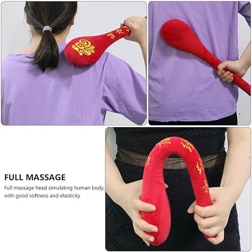 Miniatura 6 de HEALLILY Martillo de barra de masaje de masaje, martillo de palmaditas para cuerpo, práctico masajeador de punto de acupuntura para masajeador de