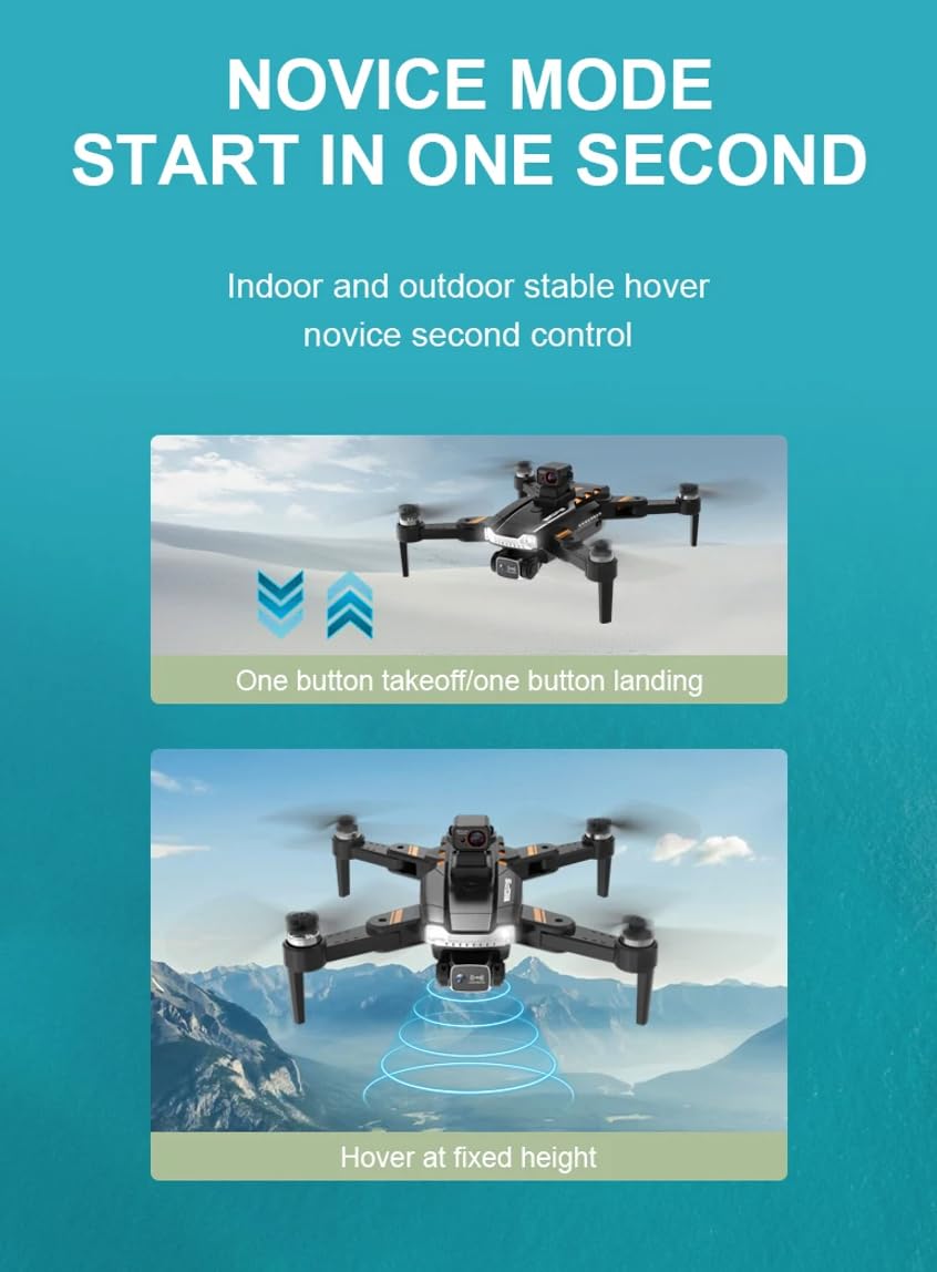 Drone Quadricottero Professionale 4k Telecomando Smartphone Gps Evita Ostacoli