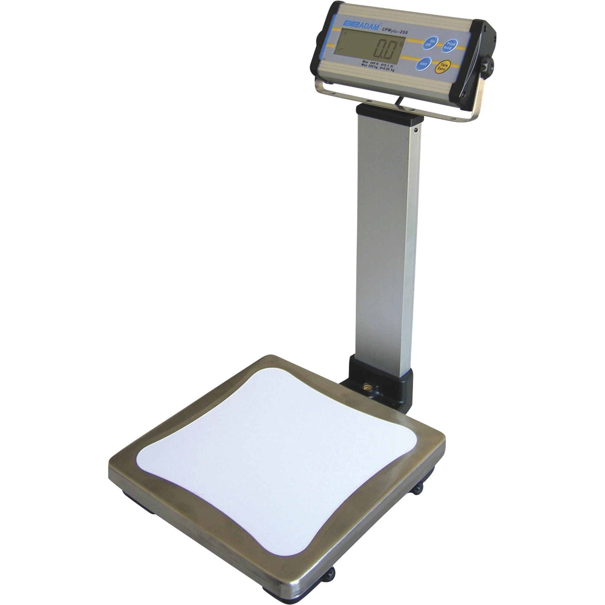 Digital Bench Scale W/Indicator Stand 330lb x 0.1lb by Adam Equipment – L, Stainless Steel, Model CPW PLUS 150P
