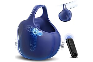 Upsize Testicle Toys with Vibrating Cock Ring