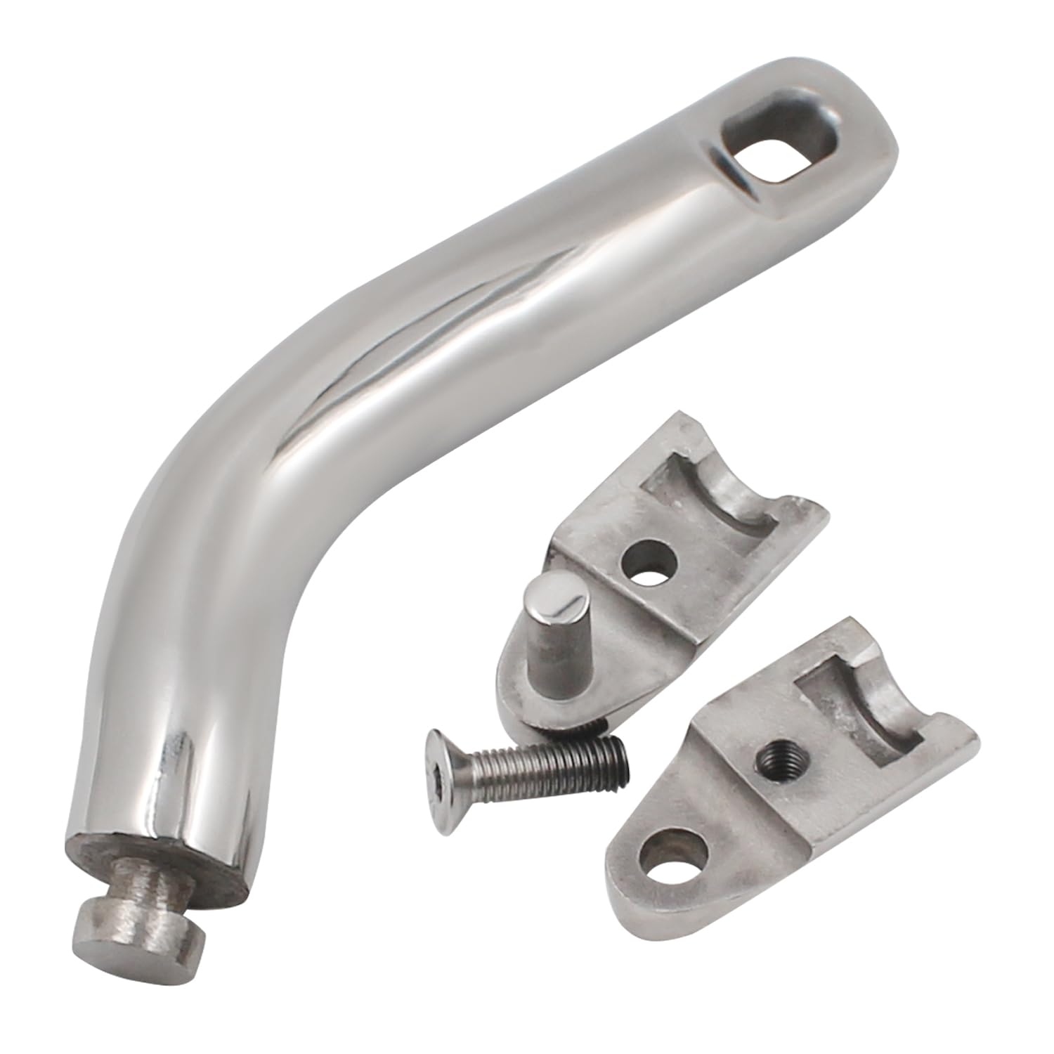 Conector Giratorio de Ancla de Barco de 6-8 mm o 10-12 mm Conector de Cadena de Ancla Giratorio Largo de Acero Inoxidable 316(10-12mm)