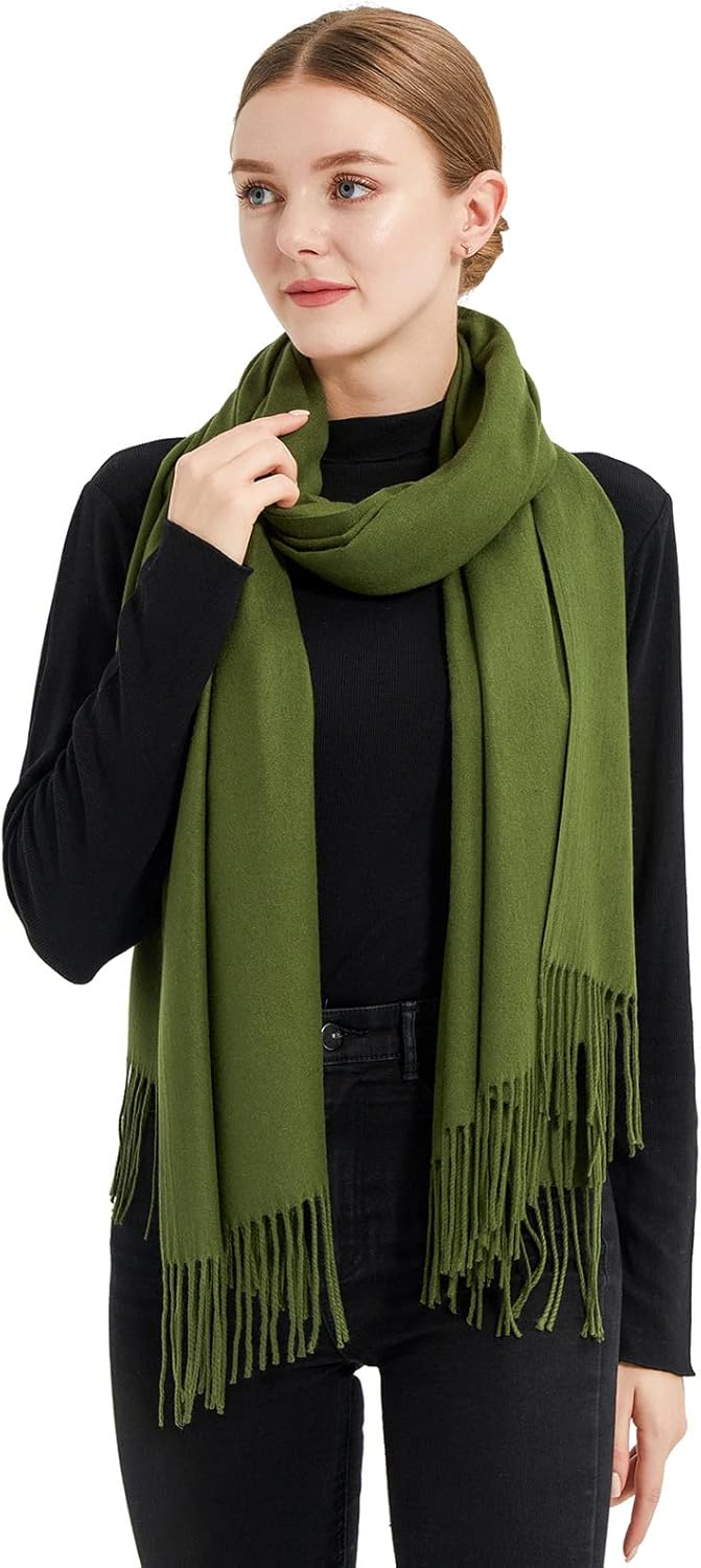 Ciormis Pashmina Scarf for Women, Soft Pashminas Shawls and Wraps for Evening Dresses, Wedding Bride Bridesmaid Shawls Scarf - Image 5