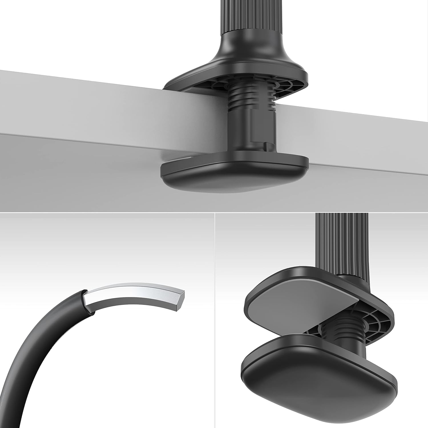 Niumowa Support de Tablette Lit, Réglable - 360° Flexible Support Tablette Bureau, Support Téléphone Lit pour ipad/Galaxy Tabs/Kindle Fire, 4-11 Pouces Téléphones et Tablettes, 98cm