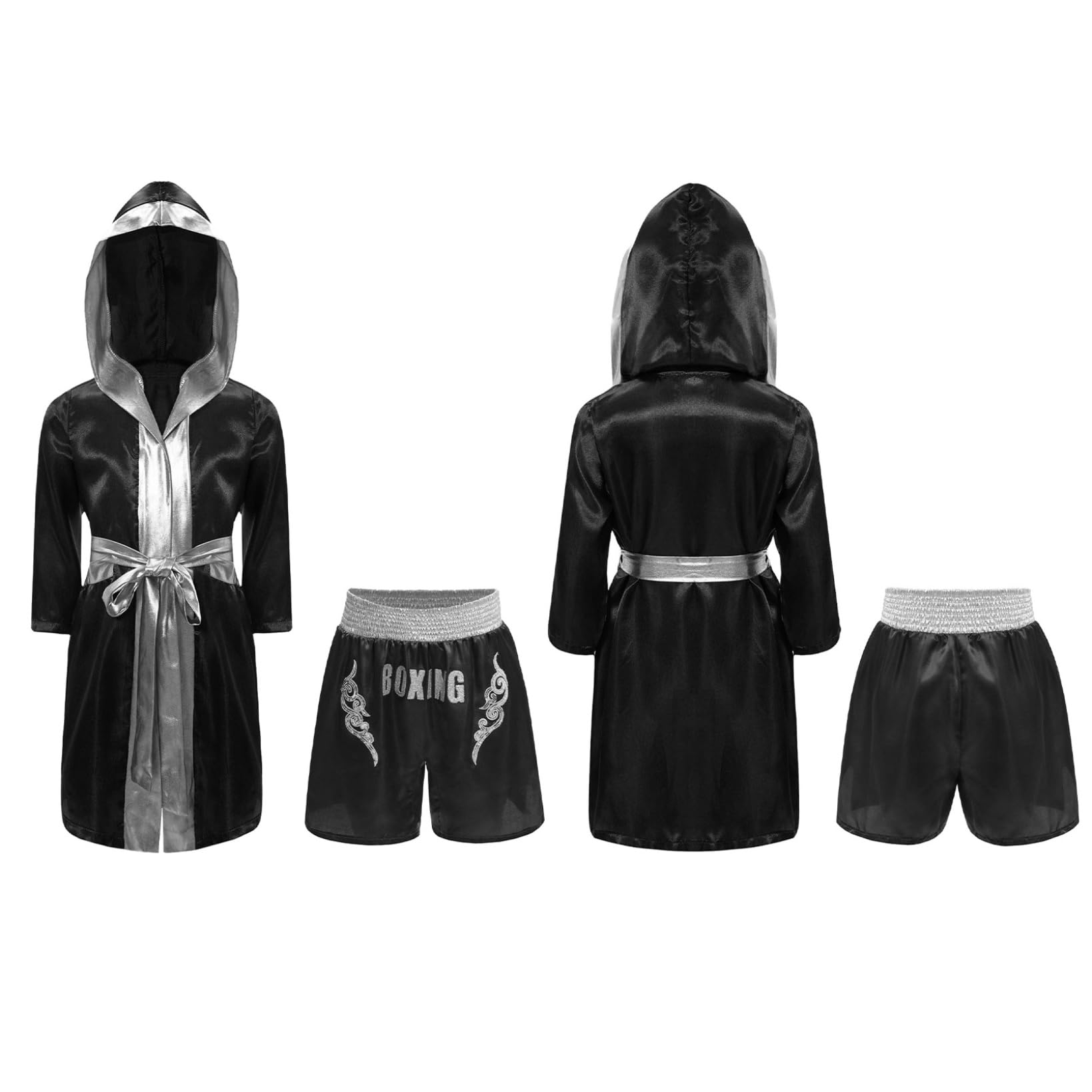 Conjuntos de Boxeo para Niños, Trajes de Boxeo Juveniles, Pantalones Cortos, Entrenamiento y Competencia, 5-16 Años