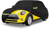 Vista 1 de Fundas impermeables de coche para Mini Cooper S 2002-2021 de 2 puertas (negro) 210T personalizadas 6 capas resistentes al agua, protección para todo