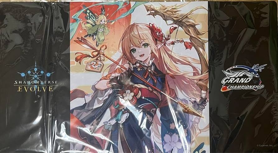シャドウバースエボルヴ GCS 群馬 プレイマット、スリーブセット シャドウバースエボルヴ アンサージュ プレイマット GCS群馬
