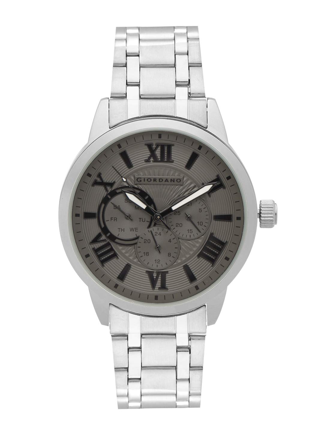 Giordano Mens Roman Numbers Dial, Metal Strap Multifunction Fashionable Watch Model A1077-11 (B078Q4P8FR) Amazon Price History, Amazon Price Tracker