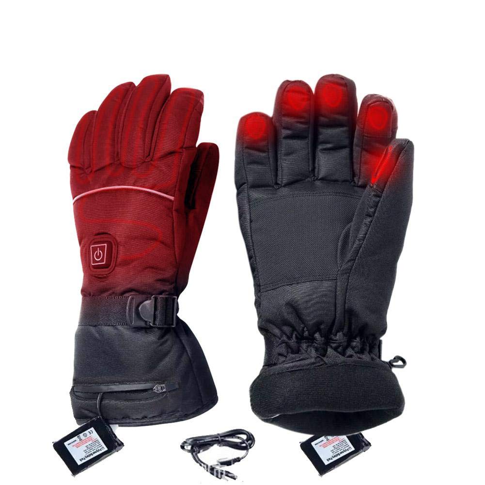 Gants chauffants pour moto et ski avec batterie rechargeable gants thermiques cyclisme