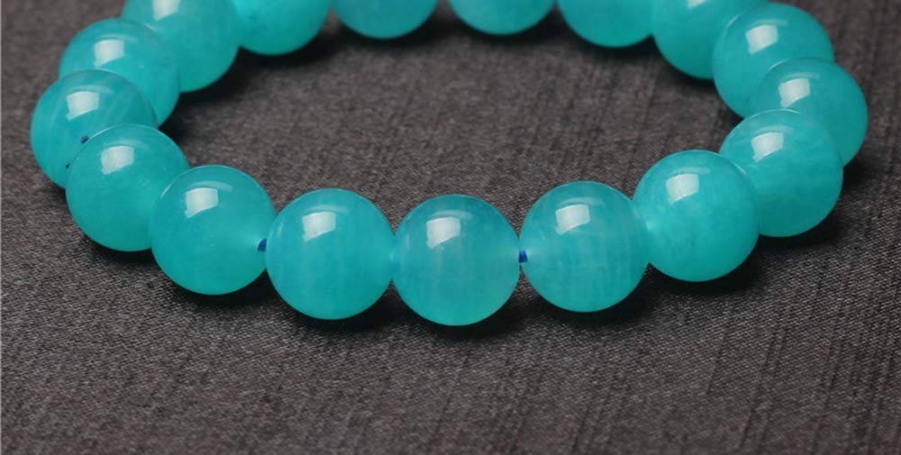 Amazon.co.jp: [EasternStar] アイス アマゾナイト ブレスレット 冰種