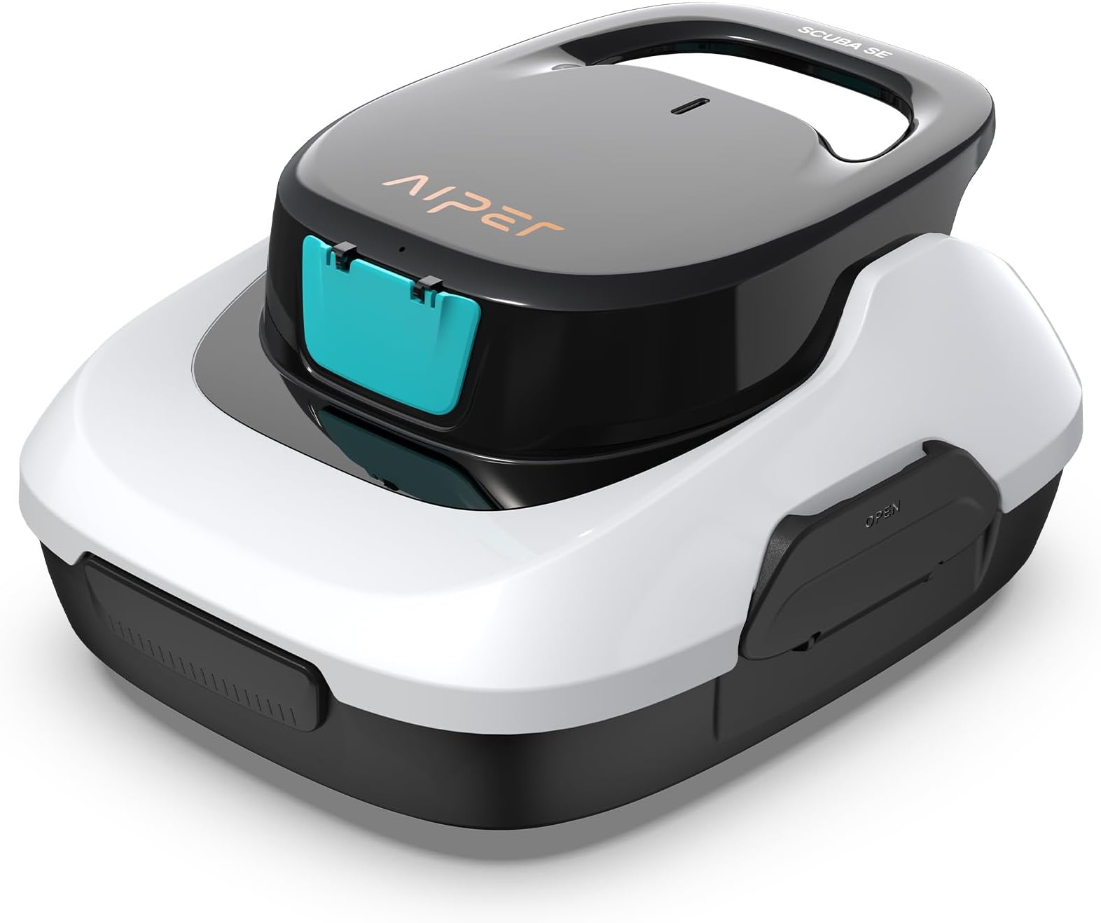 Scuba SE Pool Robot, Wireless Pool Vacuum Cleaner Battery, 90 Minutes Cleaning Time, Automatic Cleaning with Self-Parking Function, Compact and Lightweight Pool Cleaner, Ideal for Above Ground