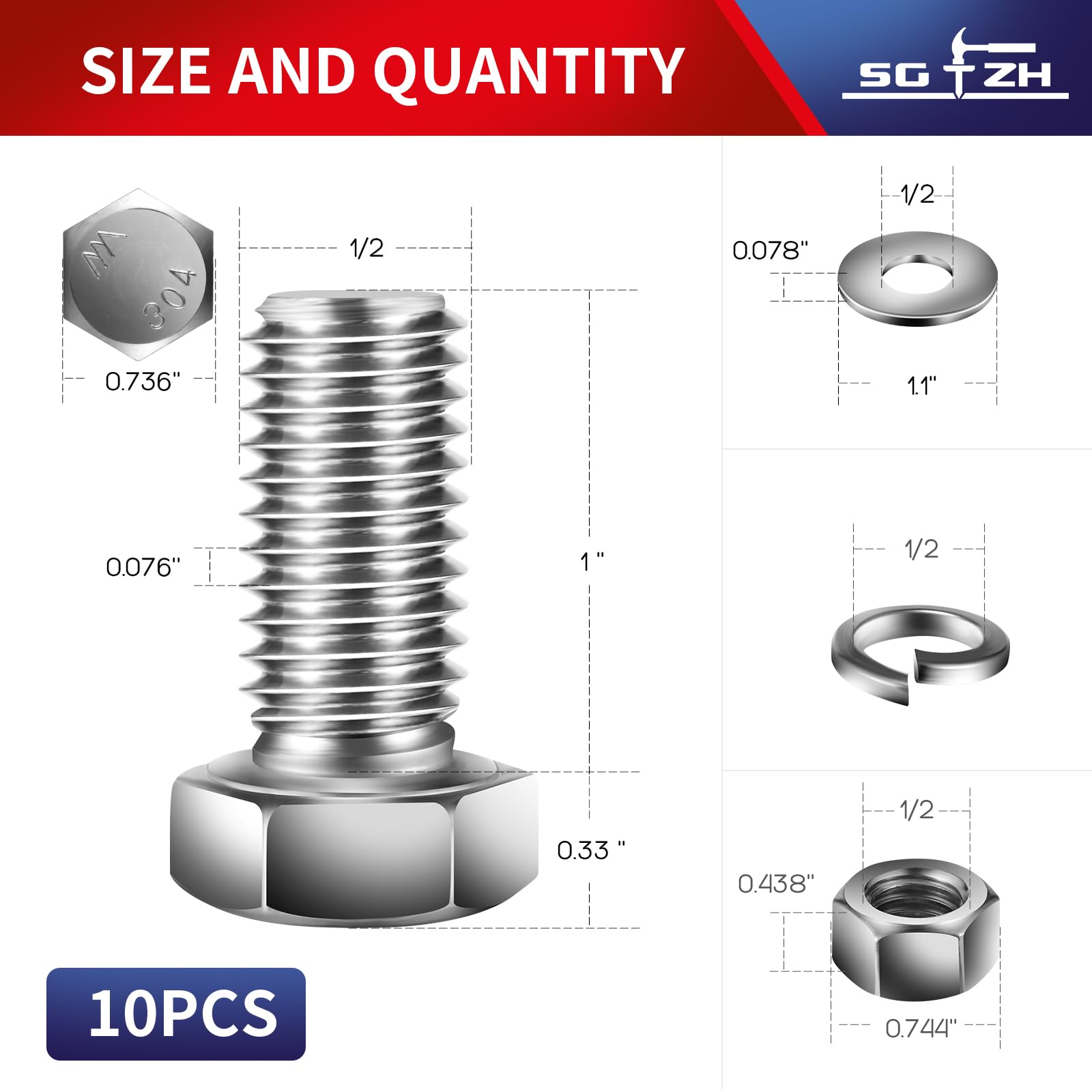 nutsページ Amazon.com: Set of 8 Lug Studs with Nuts Fits CAT 246D 226B2