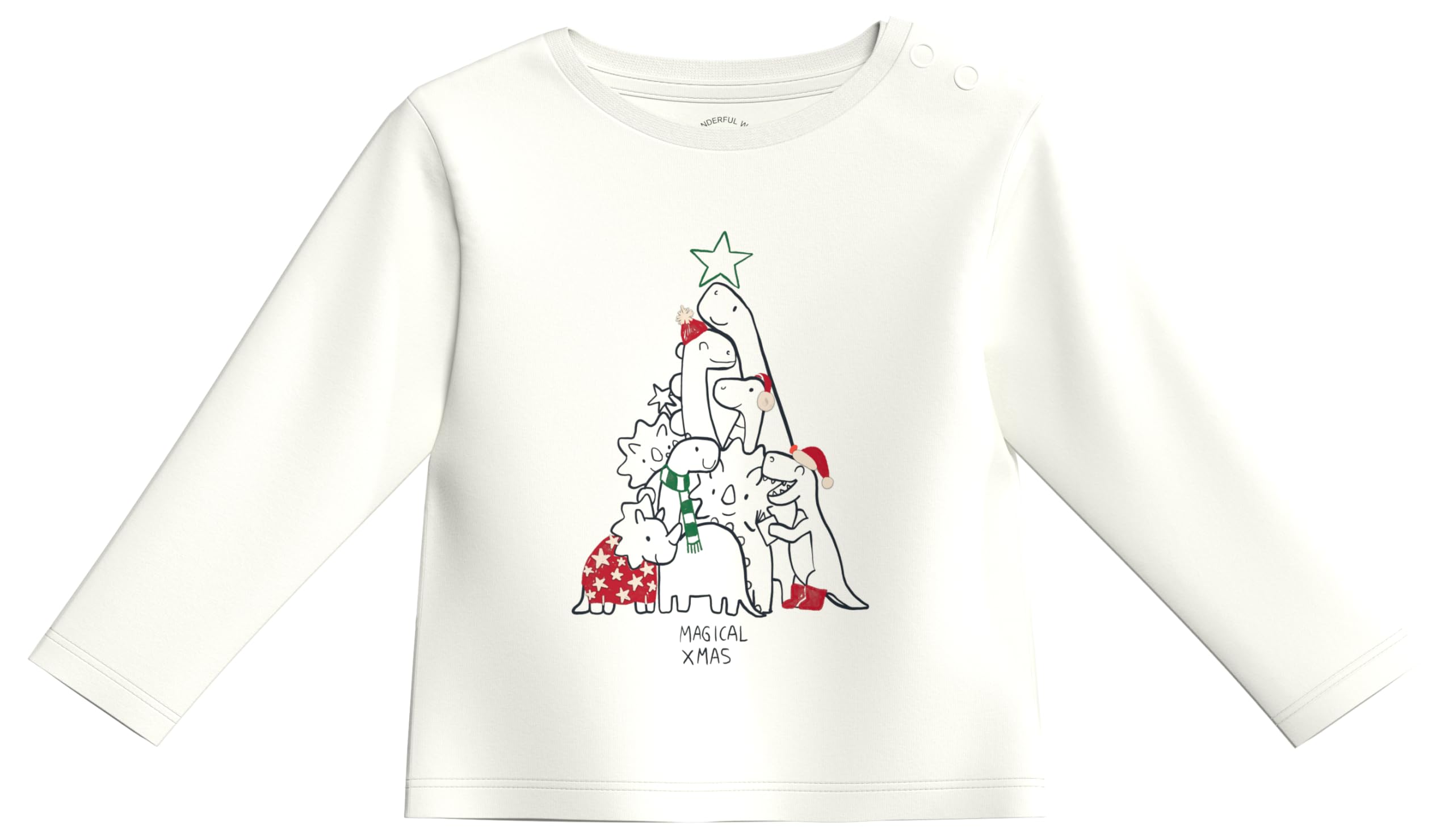 s.Oliver Junior Jungen 2157008 Longsleeve mit Weihnachtsmotiv