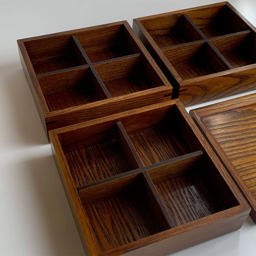 Amazon | 山家漆器店 重箱 3段 木製 漆塗り 小 おしゃれ お弁当箱 幅