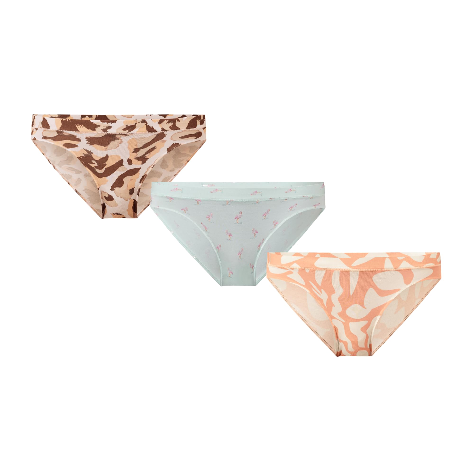 MeUndies – Women’s Feel Free Bikini Underwear – Soft Tencel Micro Modal Fabric with Lace Waistband – 3 Pack