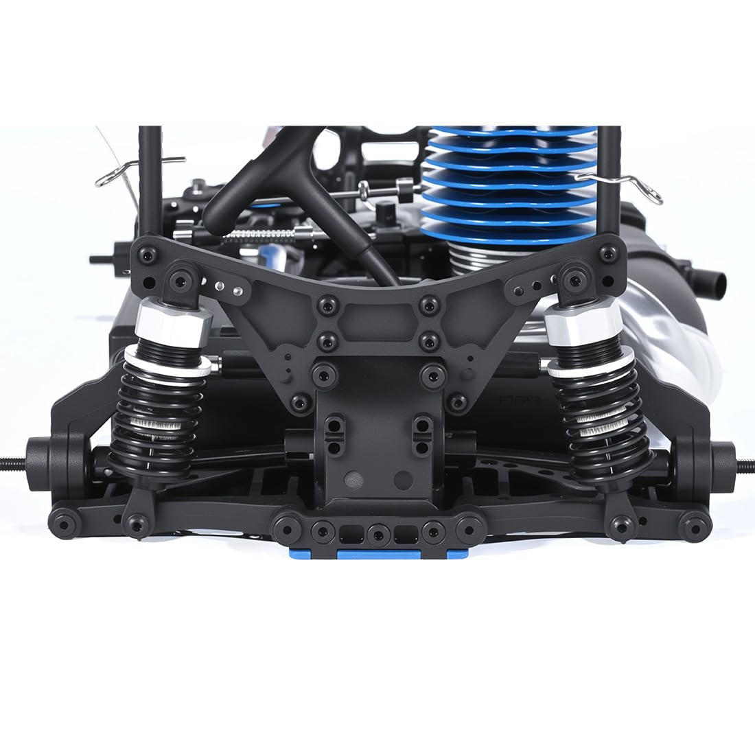 VRX RH1003 Nitro RC Auto 1/10, motore a combustione, veicolo da corsa RC con 60 km/h ad alta velocità, telecomando 2,4 G, motore CY-18, per adulti, RTR nero