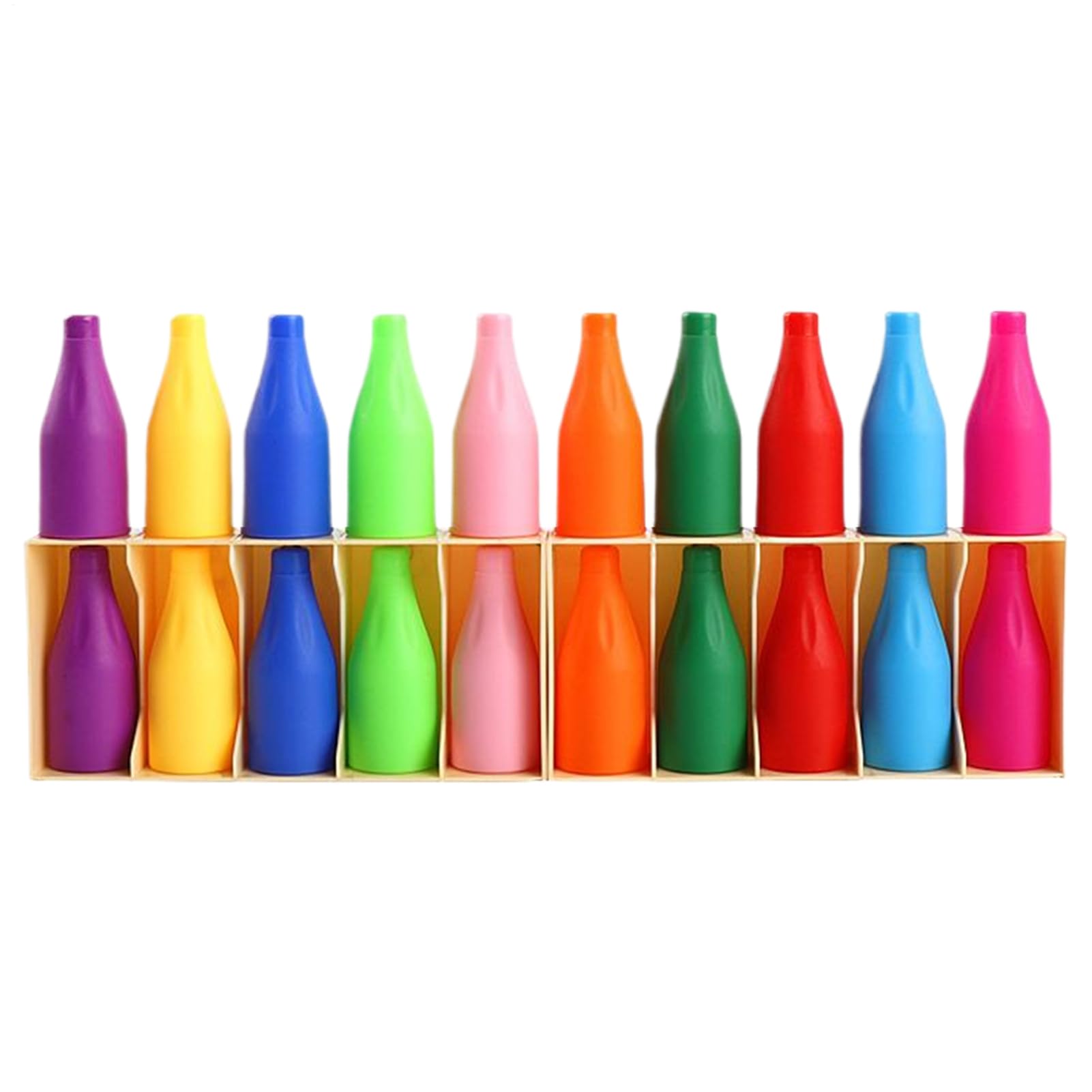 Bottle Color Matching Game, Memory Matching Game, Interactive Color Guessing Toy, Bottle Challenge Toy For Boys Girls Ages 3+ Home Nursery Classroom School Kindergarten