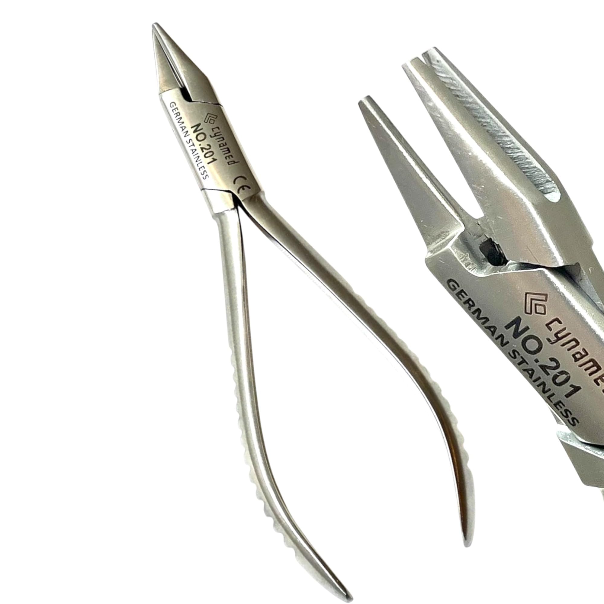 Premium German Stainless Orthodontic Aderer Plier 3 Prong Dental Wire Bending Plier Priple Beak Lab