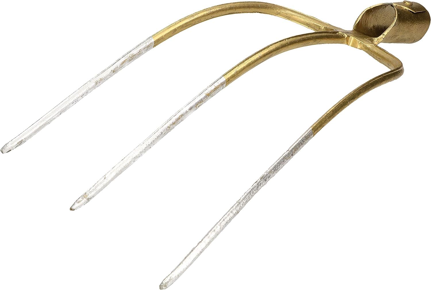 KOTARBAU® Forcone a 3 Denti in Acciaio Temprato Forchetta da Giardino Forca da Giardino Strumenti Manuali Attrezzi Accessori da Giardino