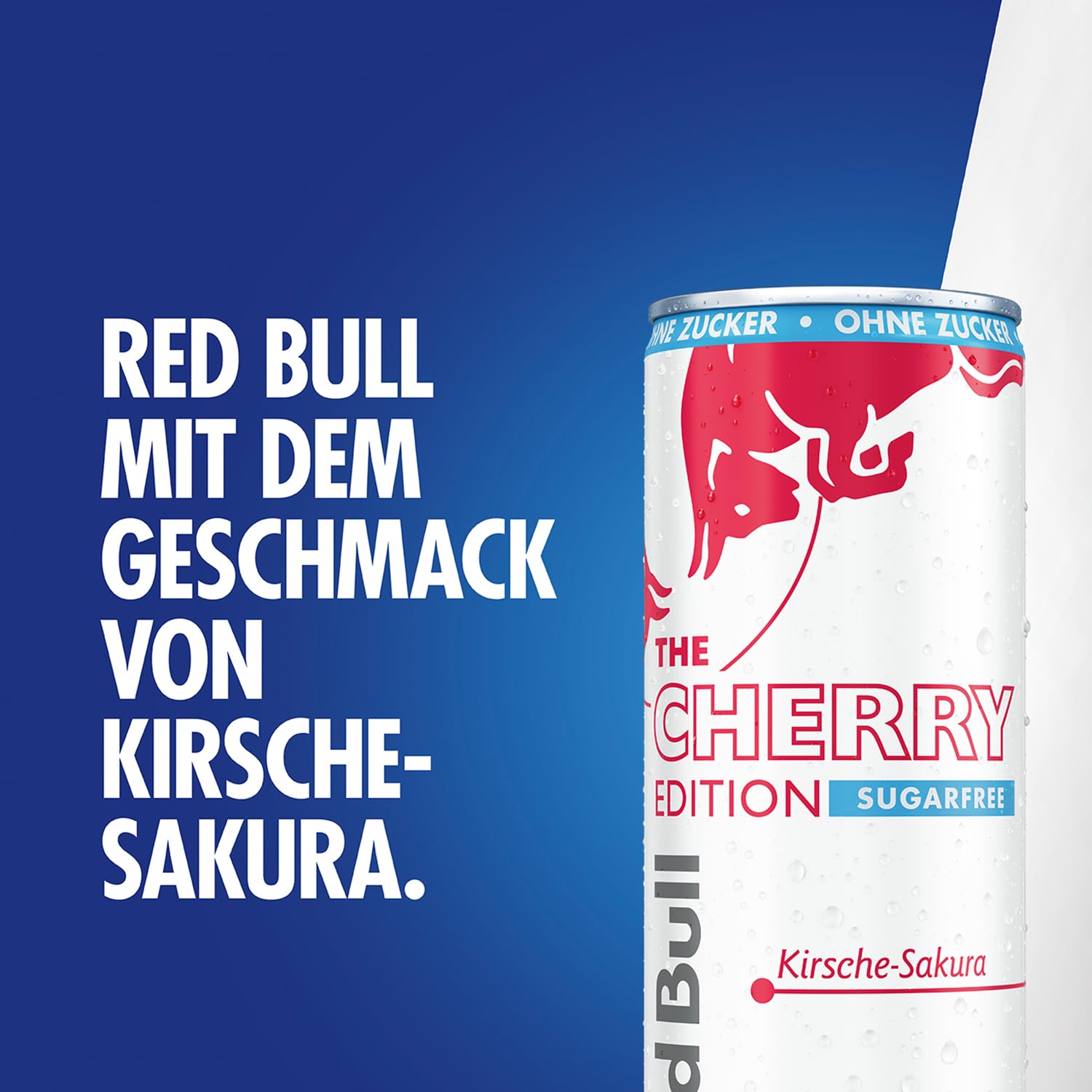 NEU: Red Bull Energy Drink Cherry Edition Sugarfree, Kirsche-Sakura, 24 x 250ml EINWEG