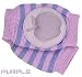 Backgarden® New Boys Girls Unisex Cute Cotton Adjustable Elastic Baby Crawling Child Knee Pad Toddler Elbow Pads Crawling Safety Protector (Purple apple)