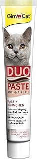 GimCat Duo Paste Anti-Hairball Malt and Chicken Cat Snack Promotes the Leave of Swallowed Hair - 1 Tube (1 x 50 g) product image
