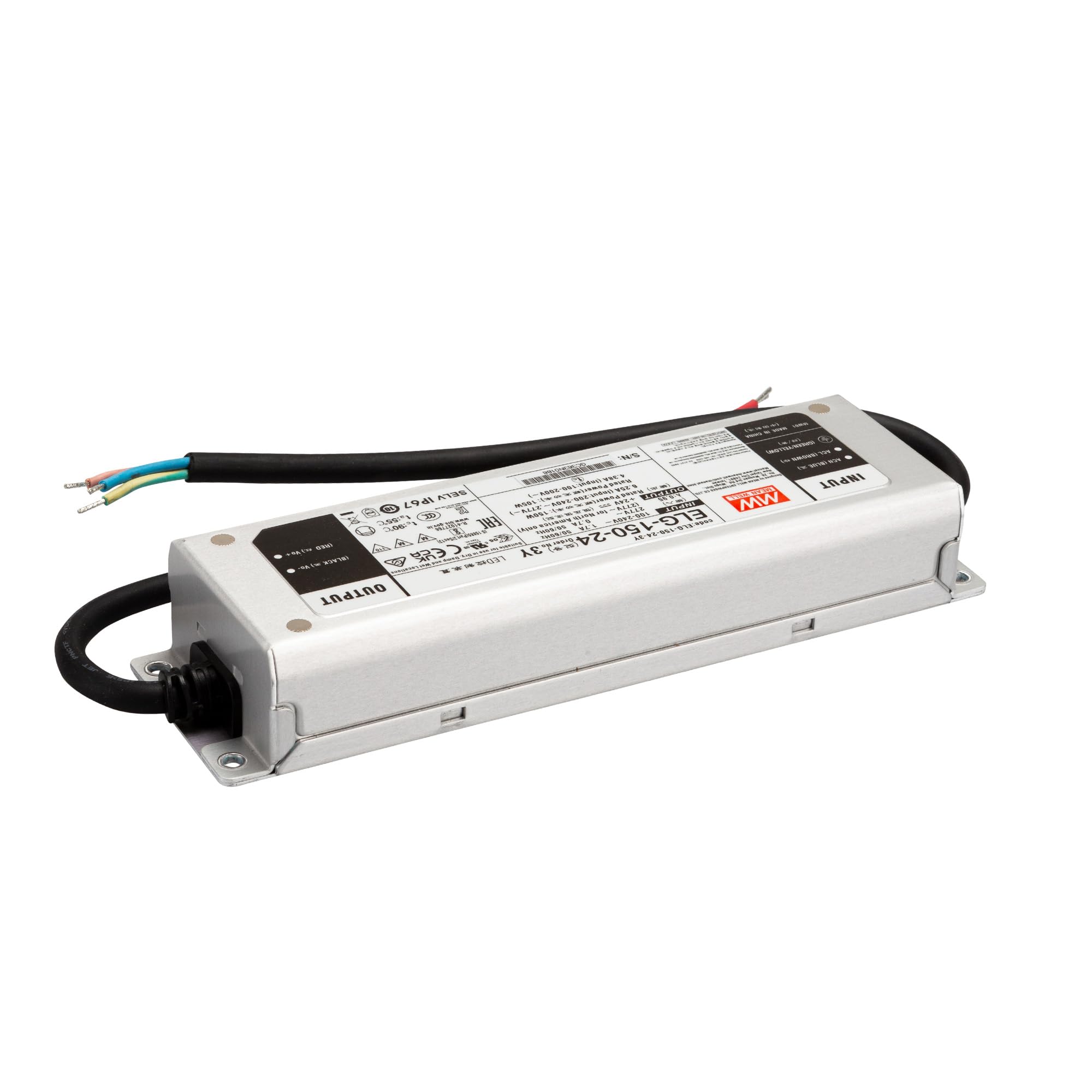 Mean Well ELG-150-24-3Y Transformateur LED, pilote LED, tension constante 150 W 6,25 A 12-24 V