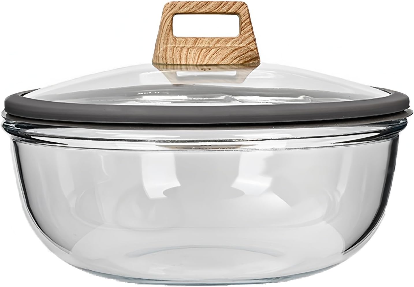 Glass Bowls with Lid, 30 cm Kitchen Mixing Bowl, Snack Bowls, Oven-Safe, Microwave-Safe