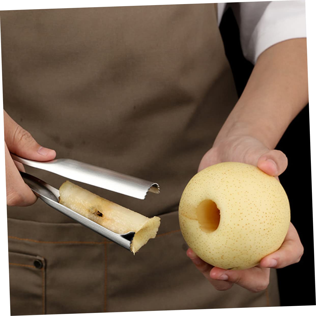 HOLIDYOYO Stainless Steel Fruit Gadget for Effortless Pitting Easy to Clean and Store Stainless Steel Design for Home Cooking