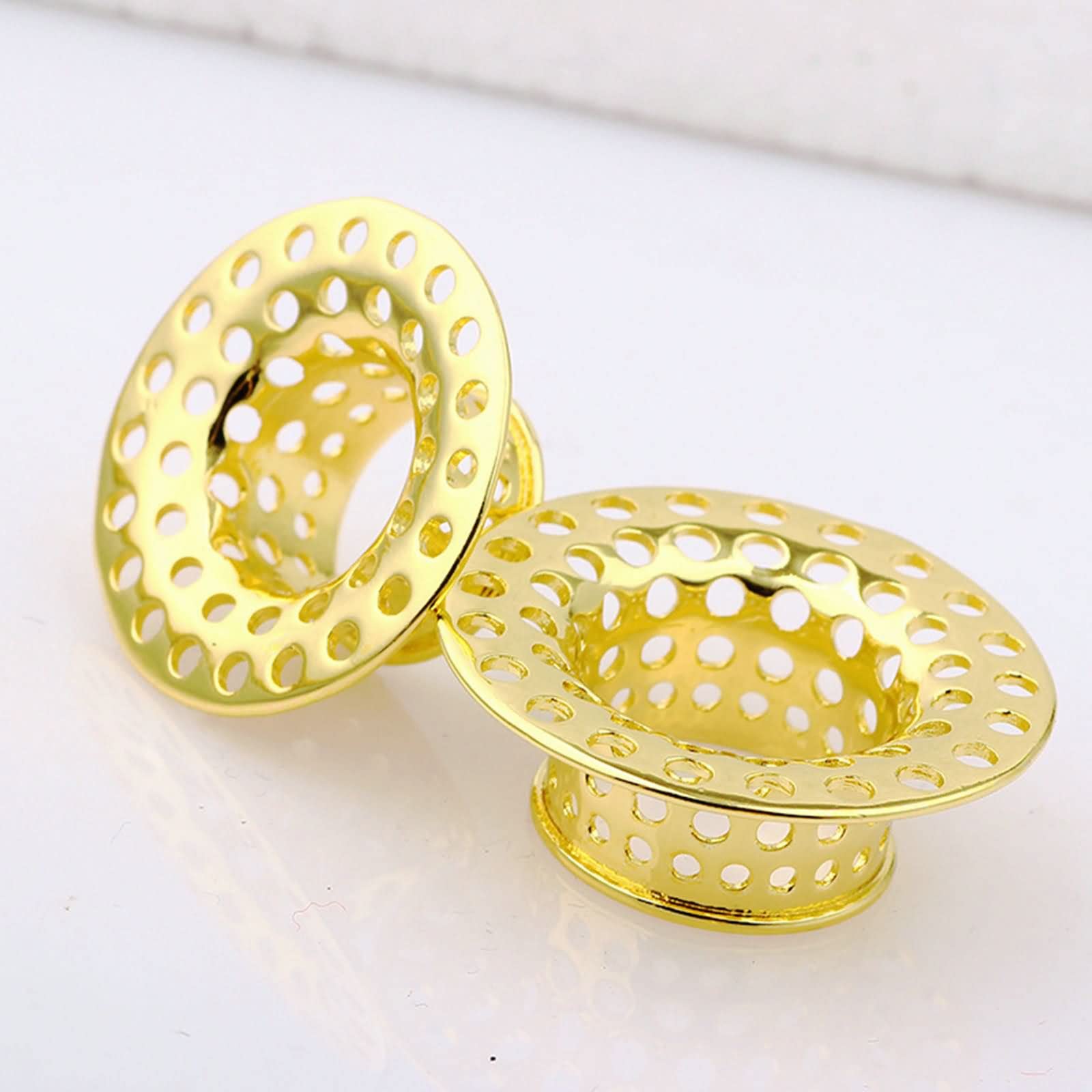 Daesar Plugs 8-18MM, Ohrringe Tunnel Kupfer mit Gemustert Ohr Expander Set Piercing Tunnel Plug