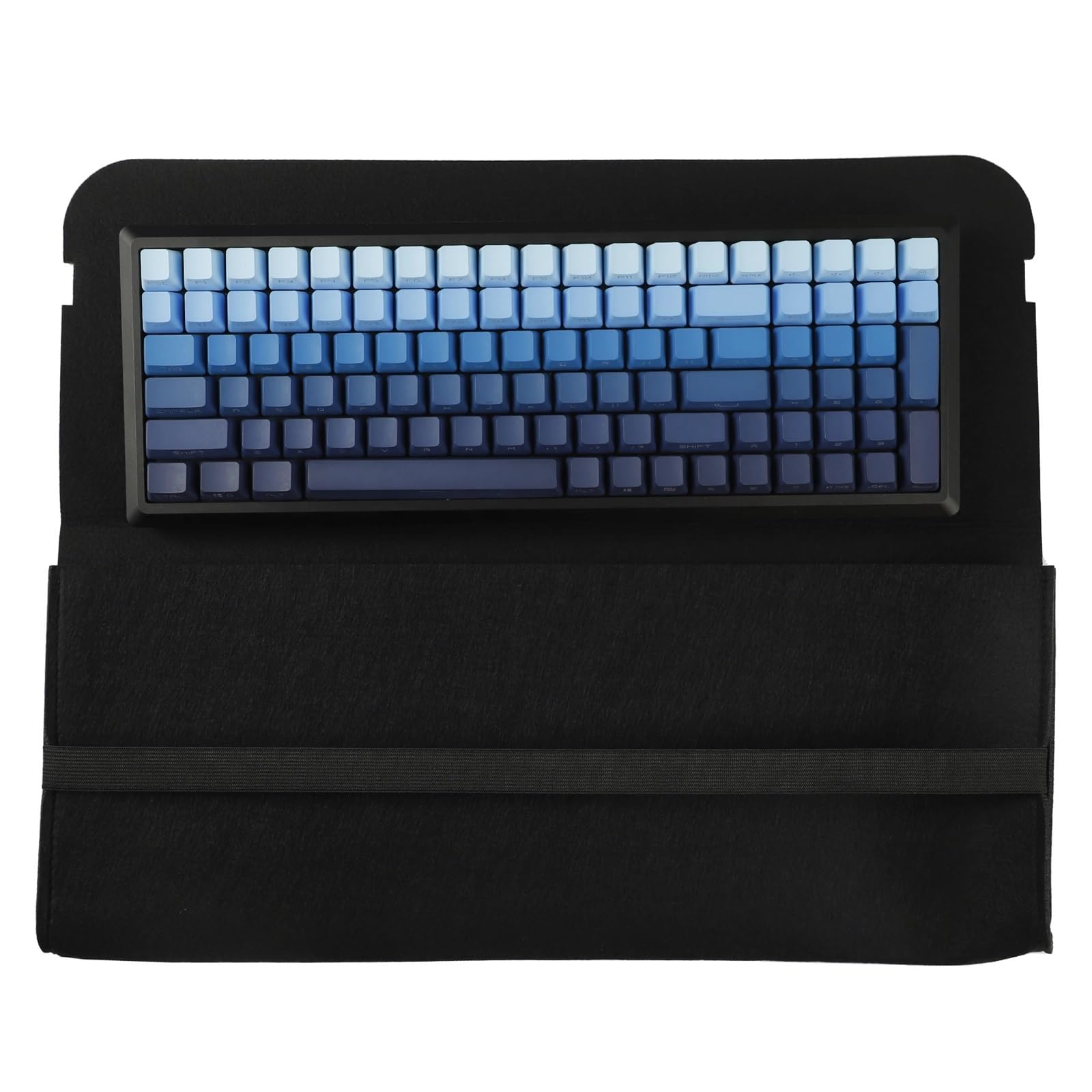 Funda para Teclado Funda para Teclado Funda rígida para Teclado Bolsa para Teclado mecánico inalámbrico Impermeable para Accesorios para Teclado(Gris,X-Small)