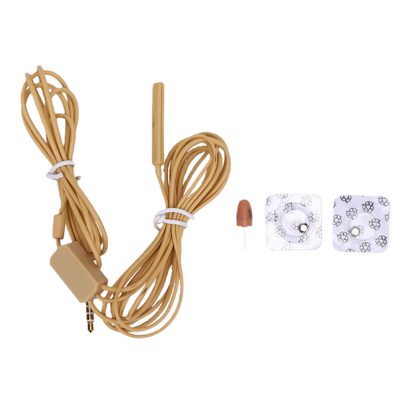 Luqeeg Auricolare Nascosto 108B, Auricolare Wireless con Laccio da Collo, Batteria a Lunga Durata, Colore della Pelle Leggero, Ideale per la Sicurezza