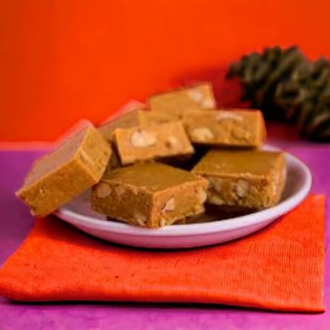 SweeDesi Roasted Chana Badam Barfi - 400gm | Desi Mithas from SweeDesi | Fresh Desi Ghee Sweets & Traditional Flavours | Roasted Chana Badam Barfi - 400gm | Shark Tank India Brand