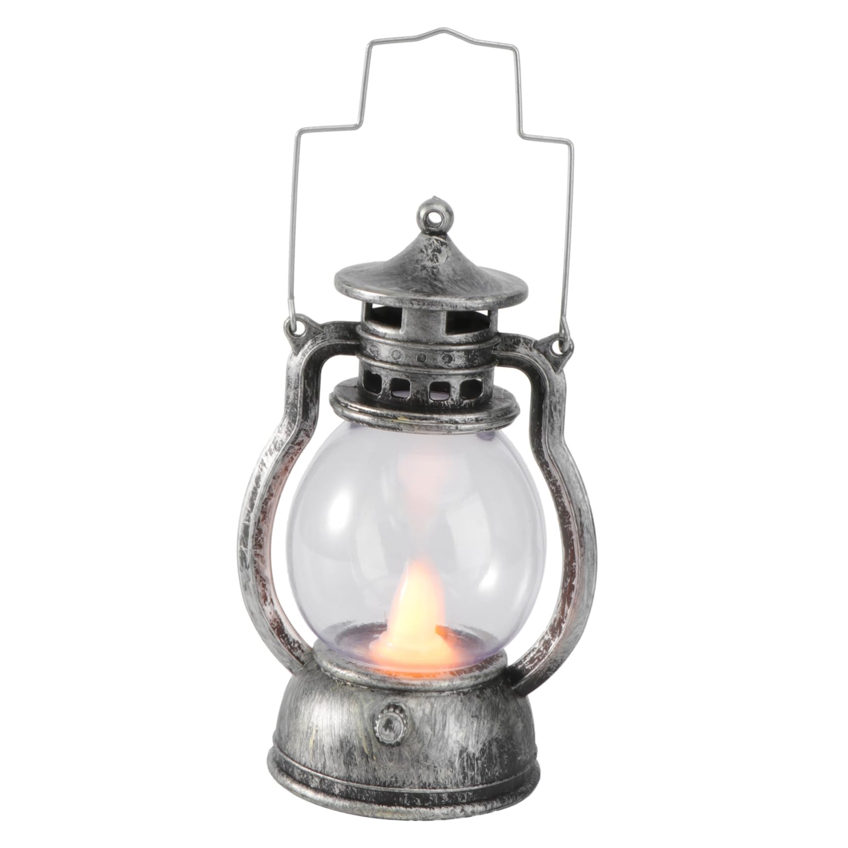 iplusmile Battery Operated Retro Kerosene Lamp Barn Lamp Handheld Lantern Decor Vintage Style for Party Random Style