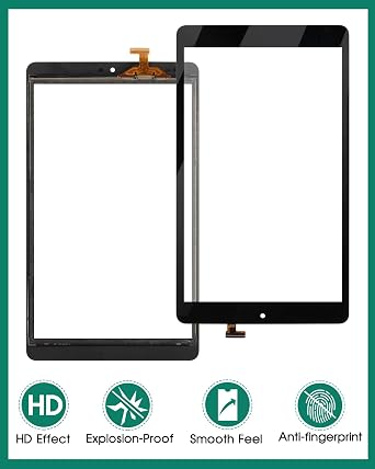 for Alcatel Joy Tab 2 2020 8 9032X 9032Z 9032T 9032W Touch Screen Glass Panel Digitizer Replacemet(Not Including LCD)