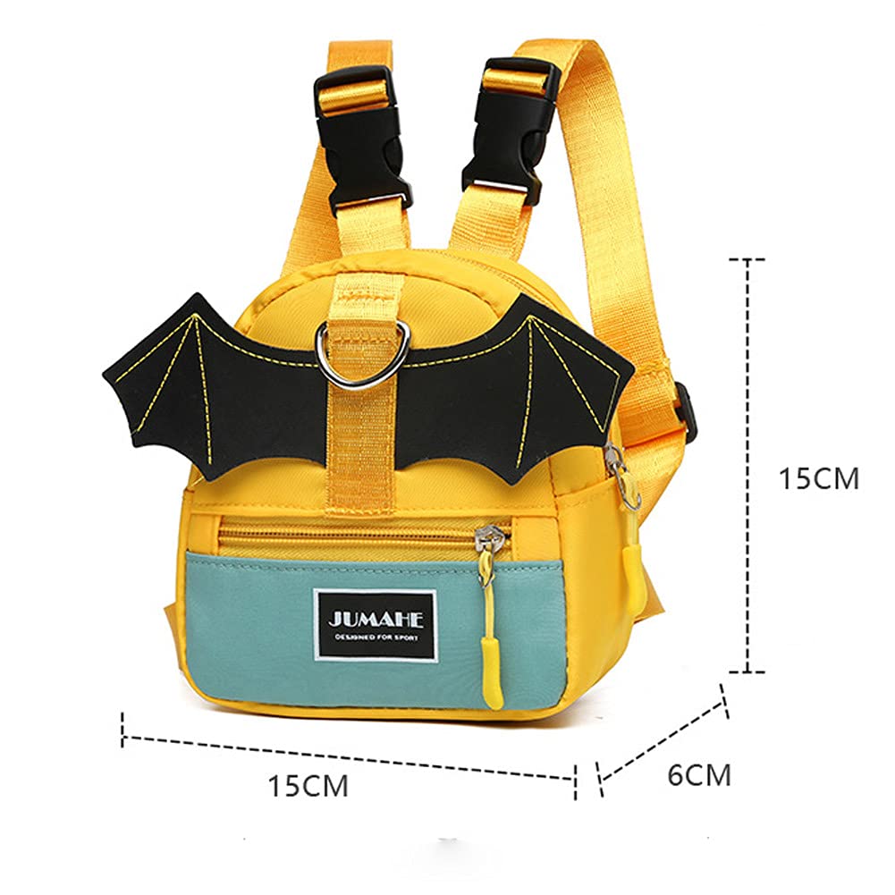 ZWZpet Dog Adjustable Backpack Pet Harness Bag Saddlebag Snack/Water Bottle Bag for Outdoor Travel Hiking Camping Green, One Size, CWBAG003-GN