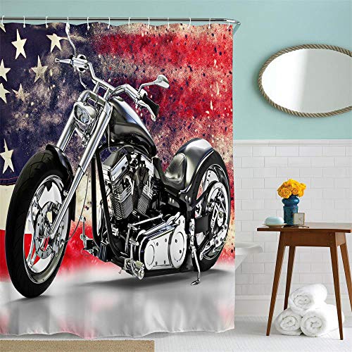 harley davidson shower curtain amazon