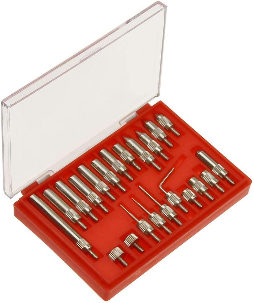 TÜRLEN Premium 22 pc Dial/Digital Indicator End Tip Point Set