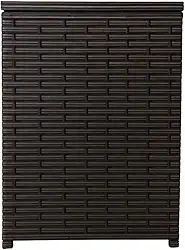 Cesto para Roupa Suja em Fibra Sintética Moderno - 70 litros 42x33x60 cm (Argila)