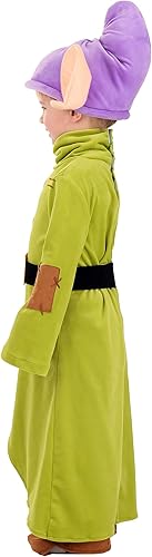 Miniatura 7 de Disney Snow White Dopey Costume for Toddlers, Seven Dwarfs Cosplay & Dress-Up, Dwarf Halloween Outfit