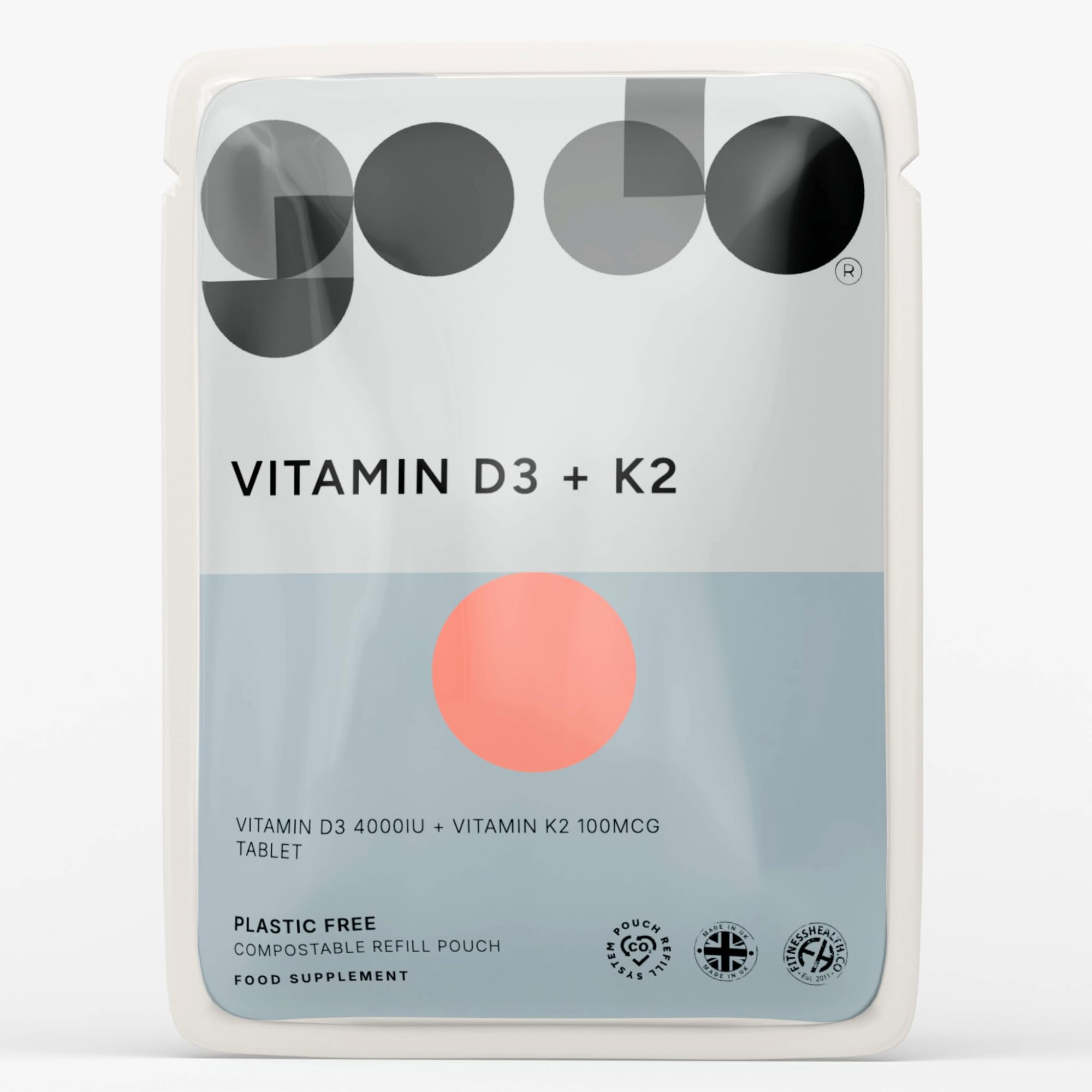 Vitamin D3 and K2 120 Tablets - Max Strength D-3 Cholecalciferol & K-2 MK7 to Support Healthy Bones, Teeth - Easy to Swallow Vitamin D & K Complex - Non-GMO, Gluten Free