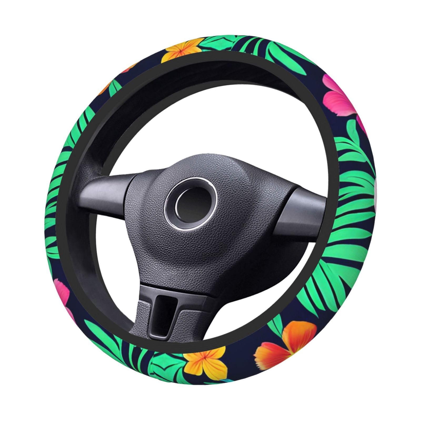 Coprivolante Universale Ciliegio – Antiscivolo In Neoprene – Diametro 38 Cm Per Auto E Camion