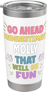 MOLLY Personalized Women's Gift Custom MOLLY Stainless Steel Insulated Tumbler